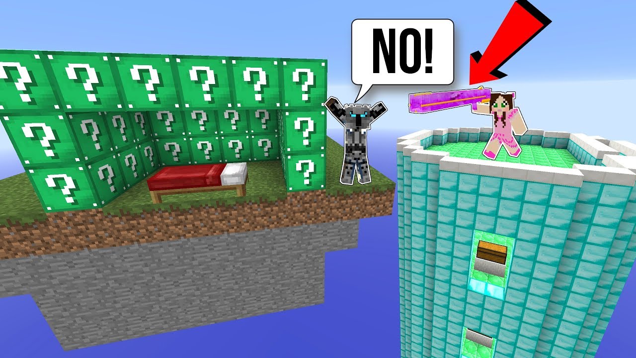 Minecraft: EPIC STRUCTURES LUCKY BLOCK BEDWARS! - Modded Mini-Game