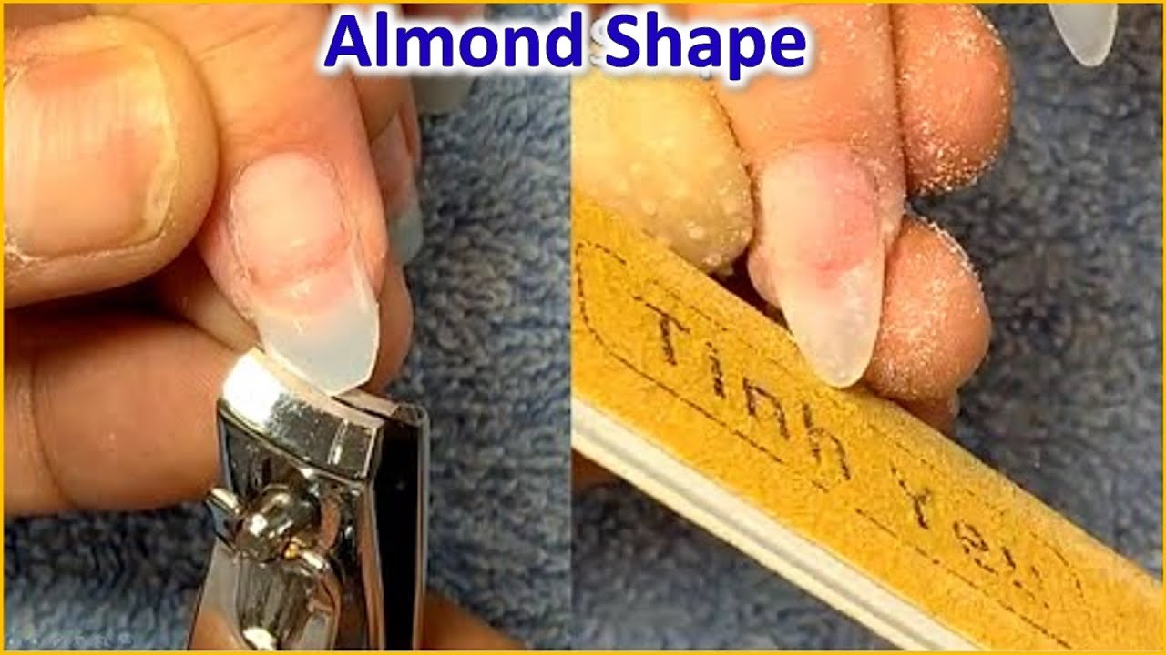 Love Nails | How to Apply and Shape Almond Correctly