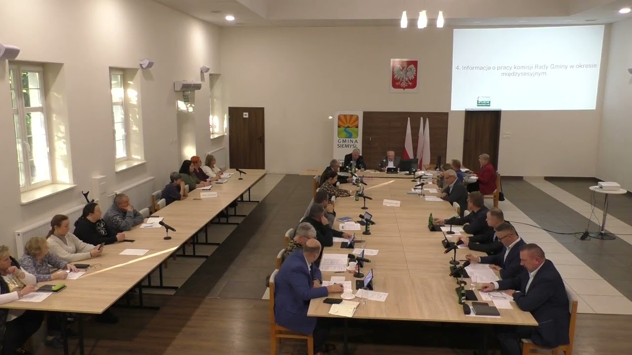 XVII/25 Sesja Rady Gminy Siemyśl