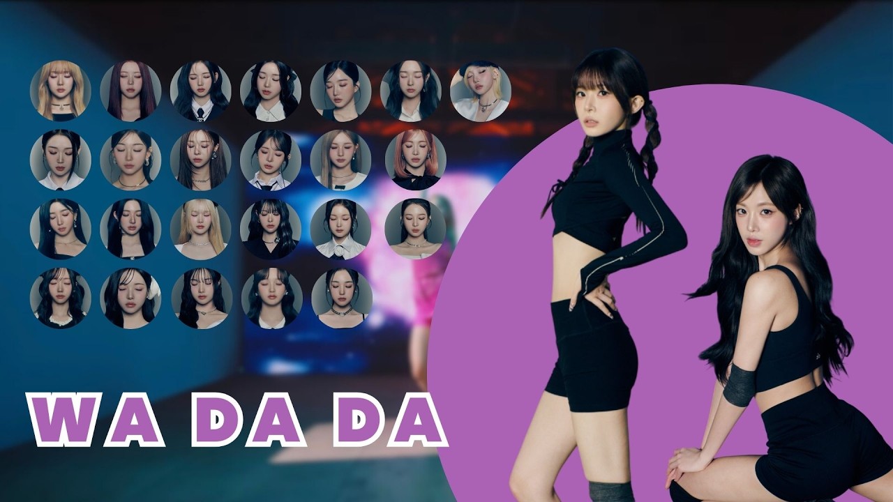 How Would tripleS sing WA DA DA by Kep1er Line Distribution