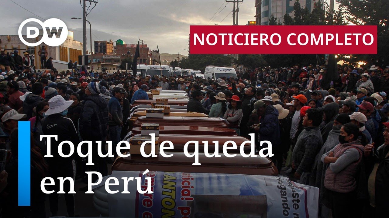 DW Noticias |11 de enero: Entierro de las 17 víctimas en choques con la policía [Noticiero completo]