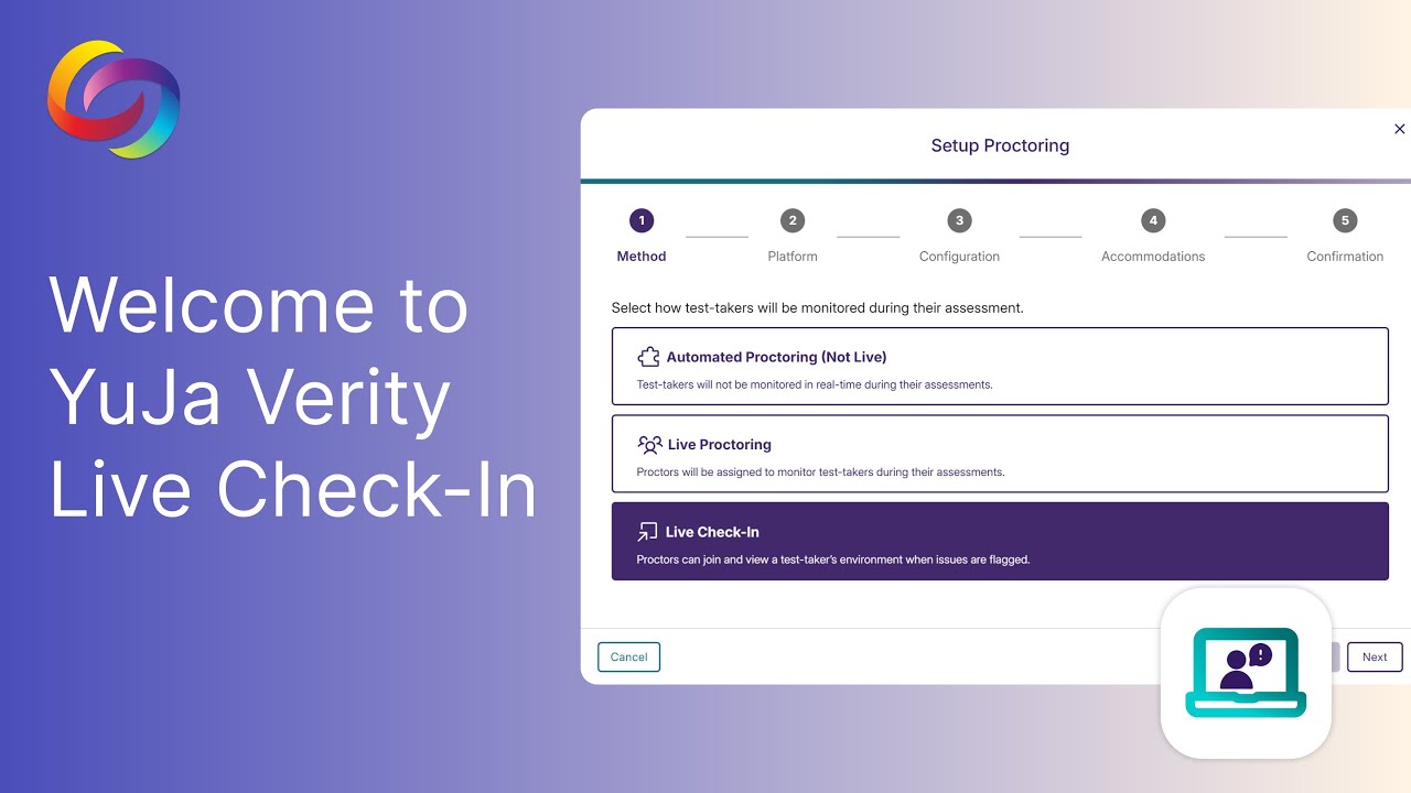 Welcome to YuJa Verity Live Check-In