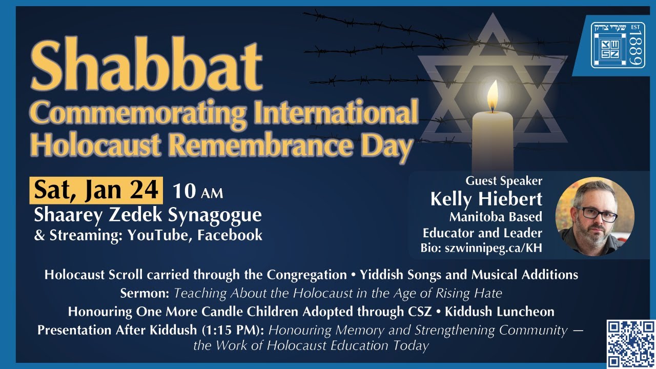 Shabbat Bo 5786 // International Holocaust Remembrance Day