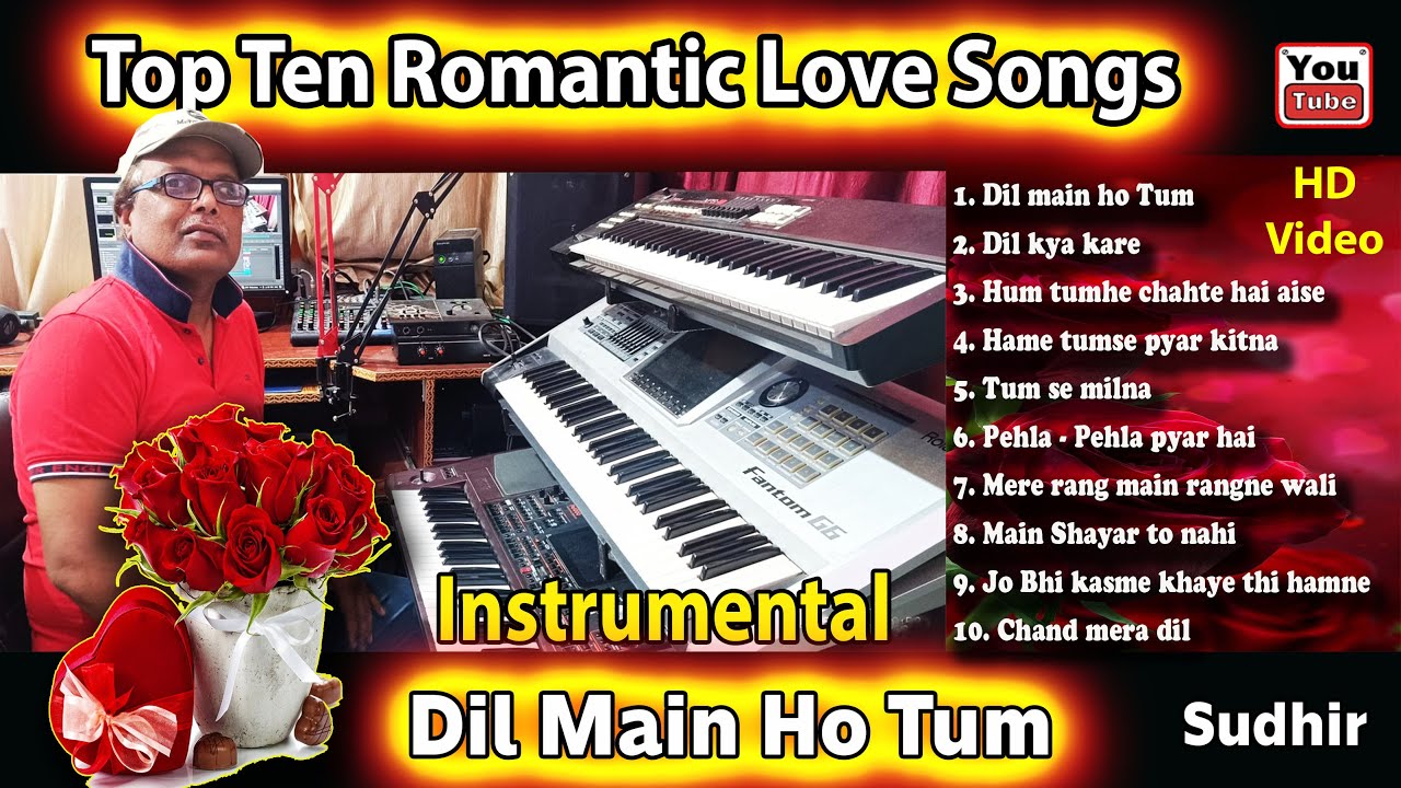 Top Ten Romantic love Songs  Instrumental | Best of Bollywood Hit