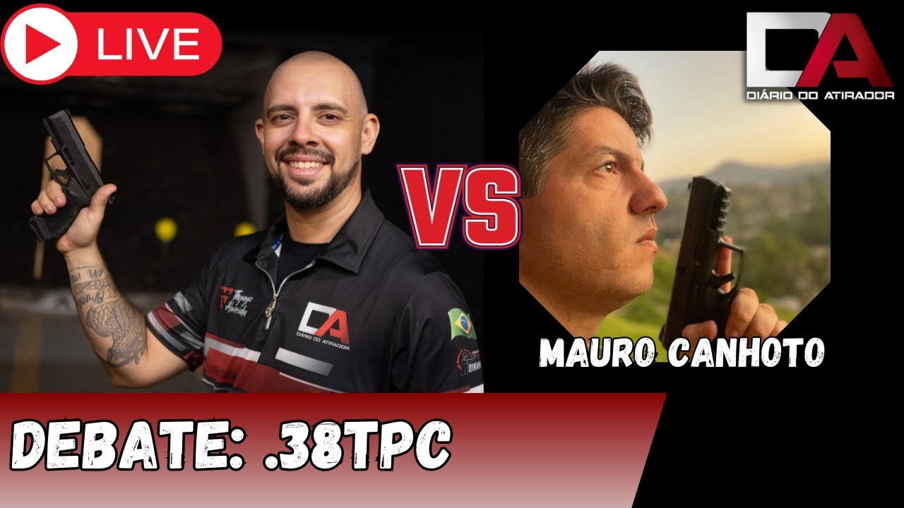 DEBATE: .38TPC  com  @CanhotoArmamentista  - Live de Segunda