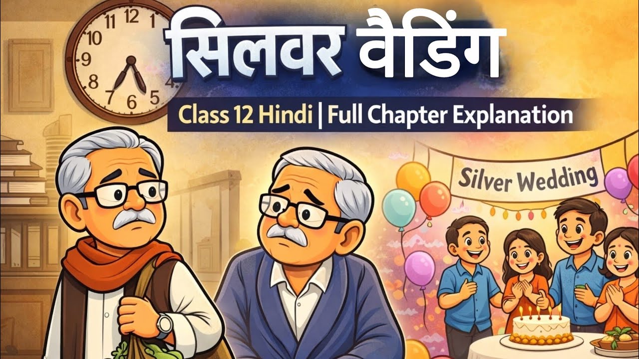 Silver Wedding class12 hindi | सिल्वर वेडिंग | Animation | Vitan Chapter 1| full explanation