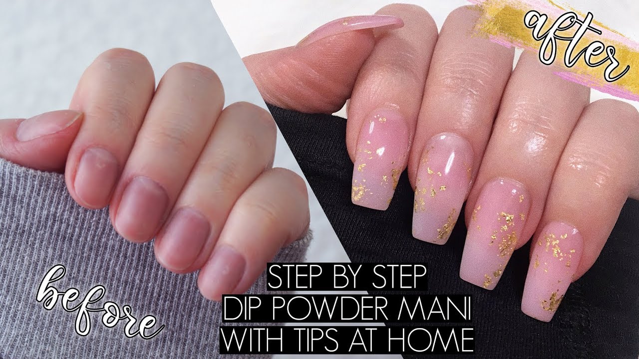 DIY DIP POWDER NAILS AT HOME | The Beauty Vault