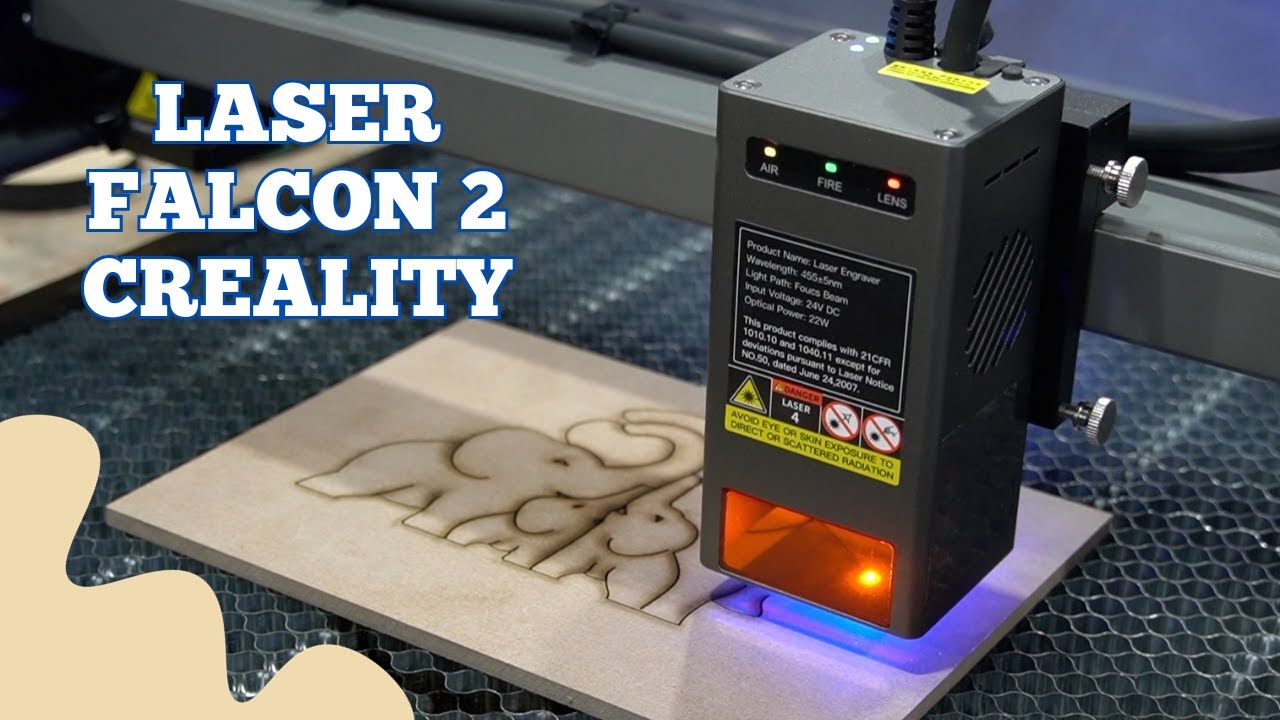 Grabar y cortar con LASER Falcon 2 de Creality