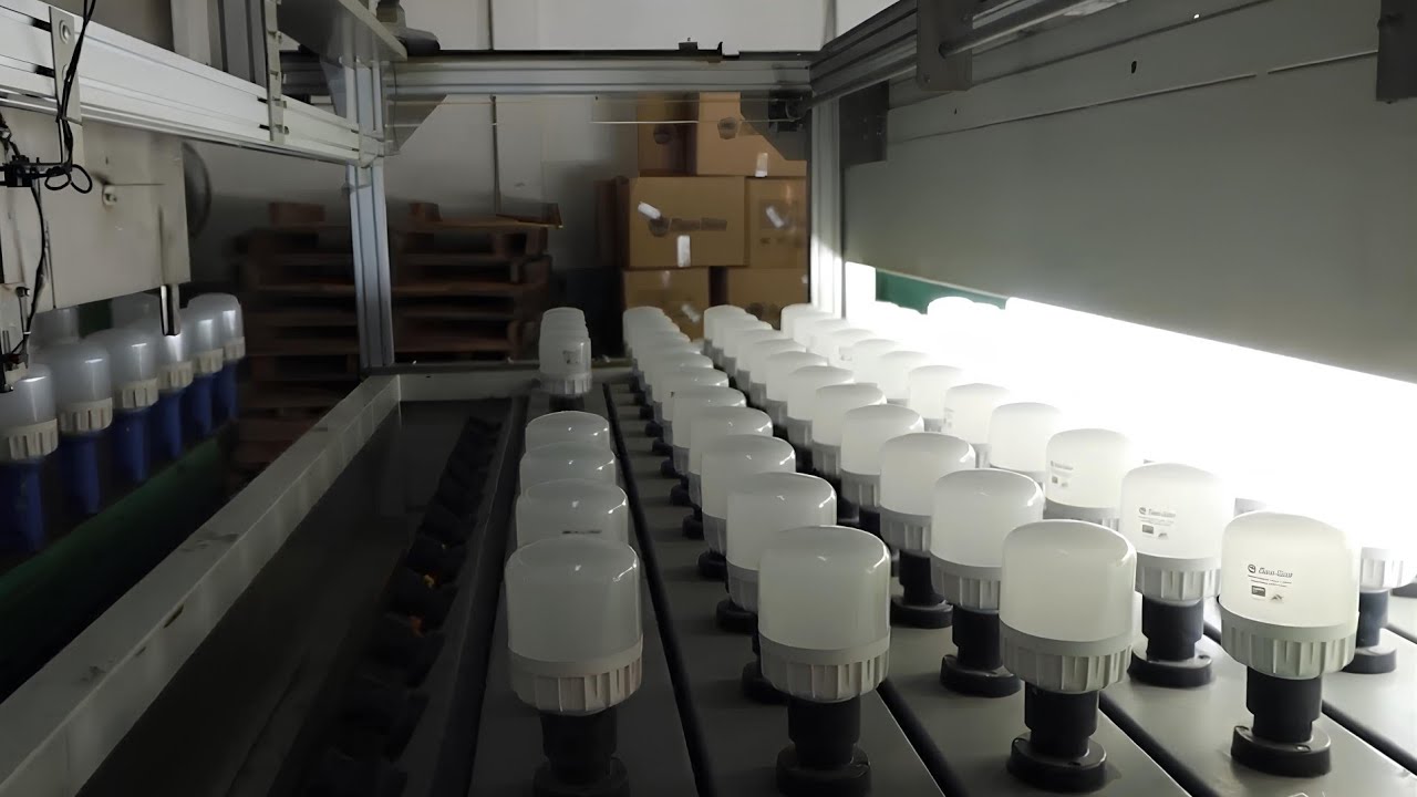 Como é fabricada a lâmpada de LED.
