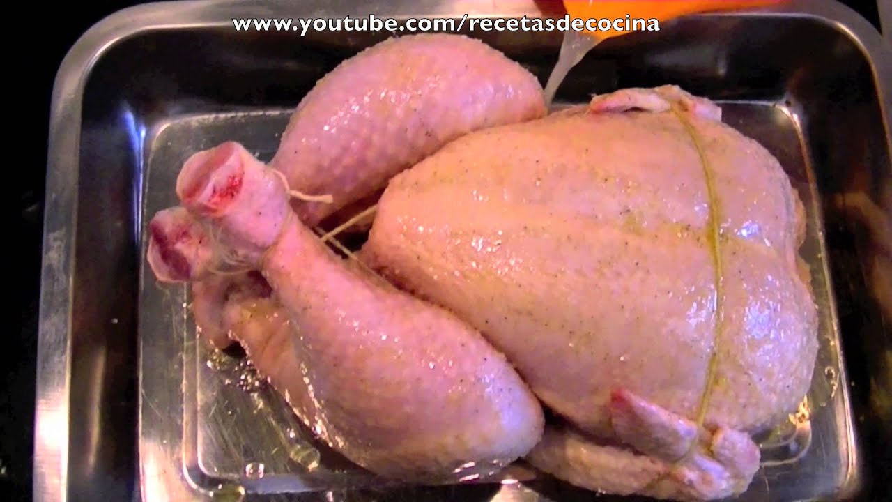 Pollo asado al limón - Recetas de cocina