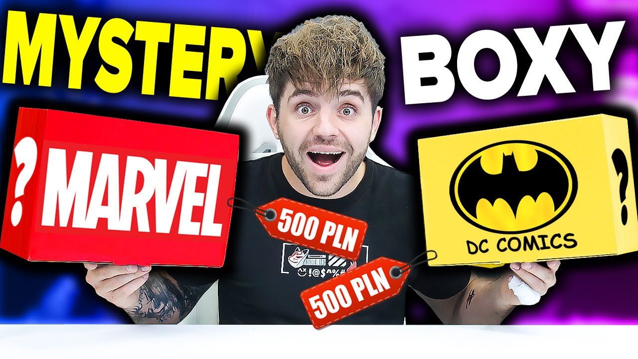 Otwieram MYSTERY BOX Marvel vs DC! *które lepsze?*