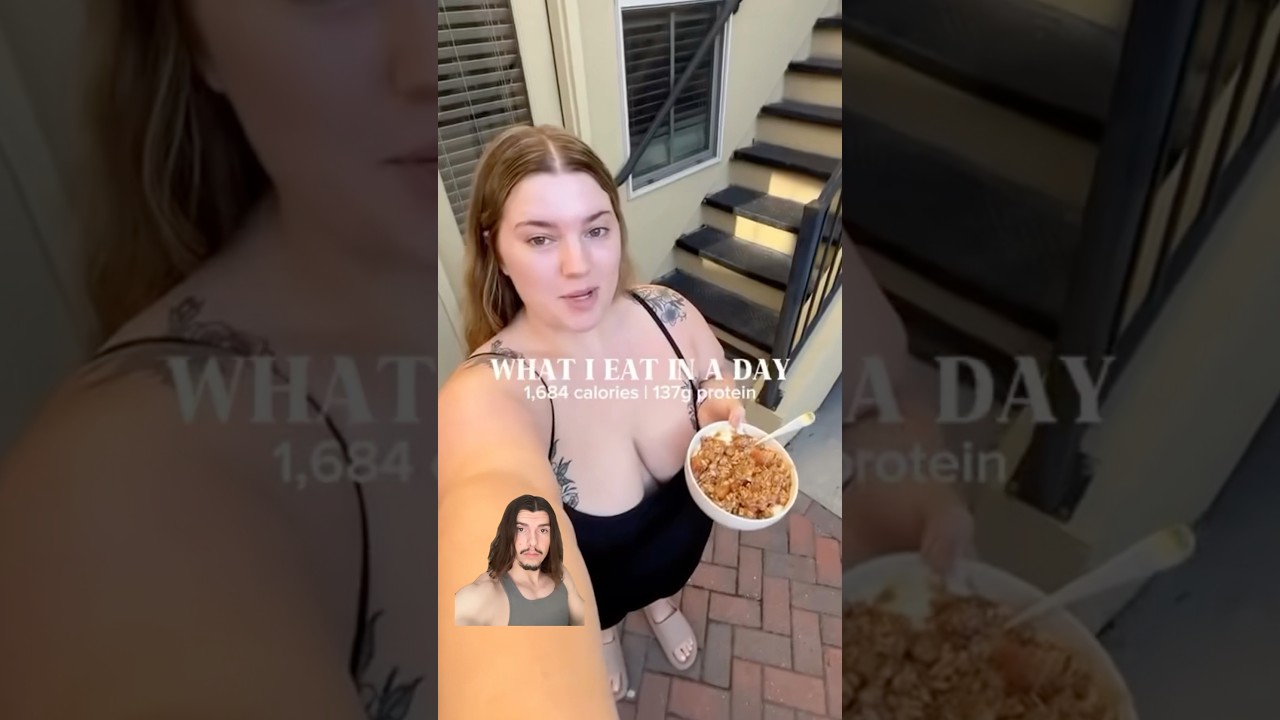 What She Eats on a Calorie Deficit! (Fat Loss Coach Reacts) #fitness
