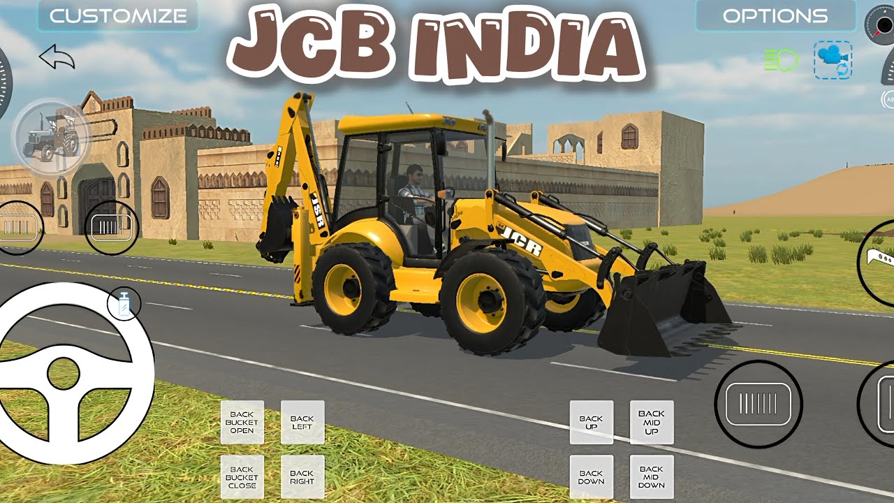 JCB Wala Game: Backhoe Loader Driving & Controls Tutorial 🏗️