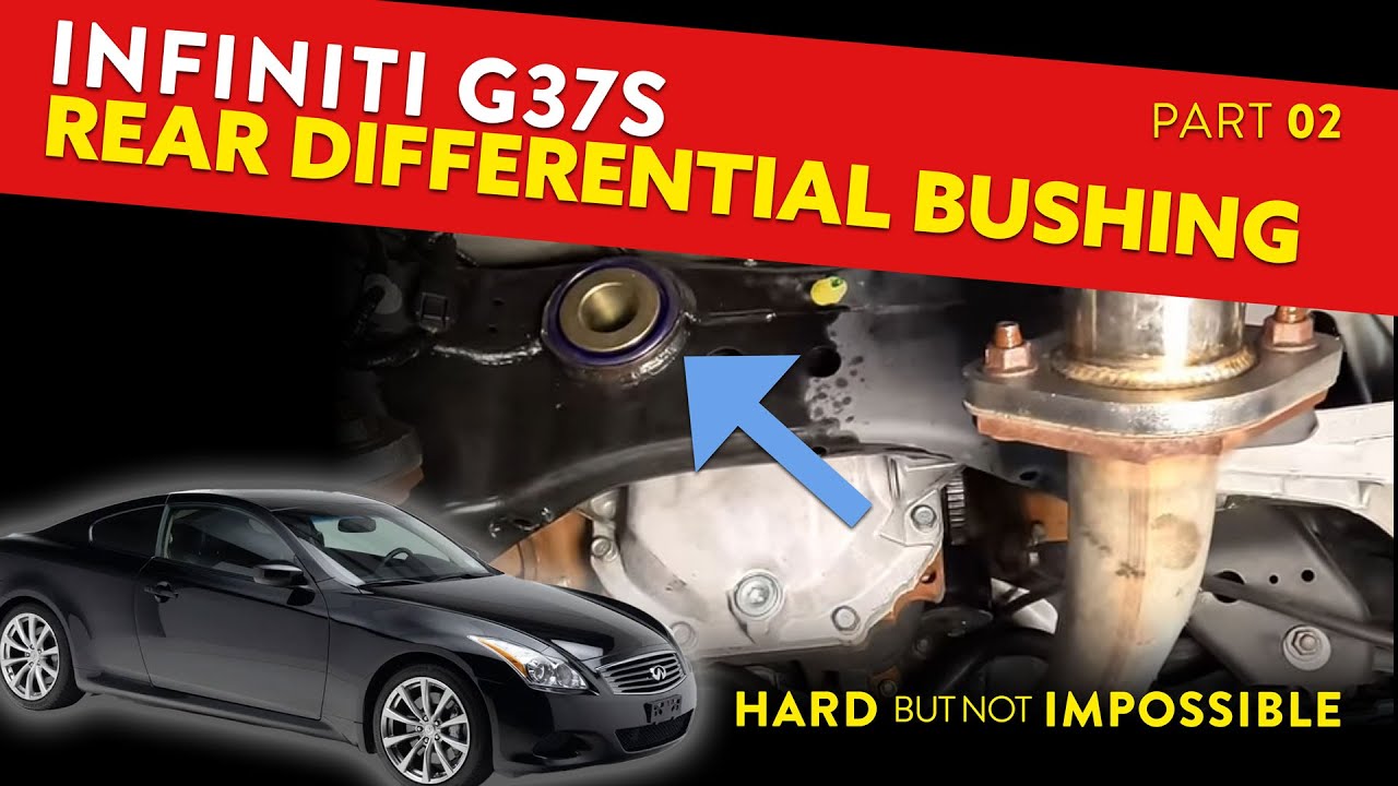 Втулка заднего дифференциала Infiniti G37s. СЛОЖНО, но не НЕВОЗМОЖНО, ЧАСТЬ 2