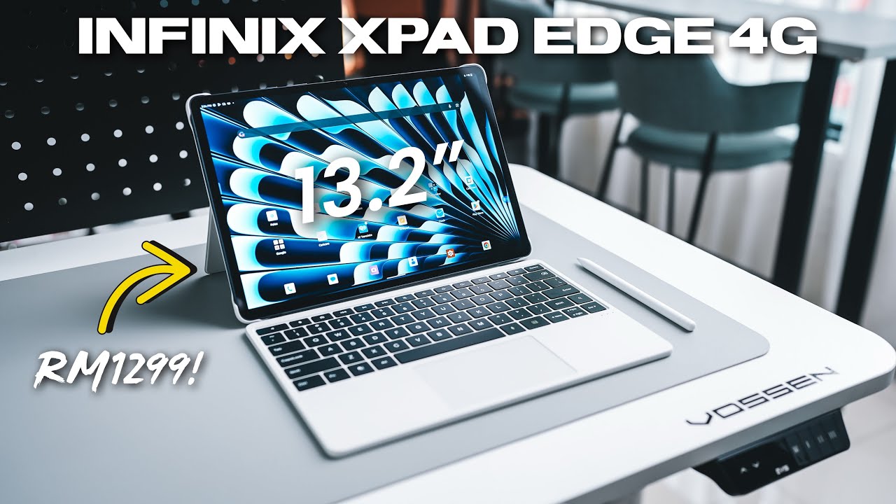 Infinix XPAD Edge 4G: большой 13,2-дюймовый планшет, который заменит ваш ноутбук, всего за 1299 р...