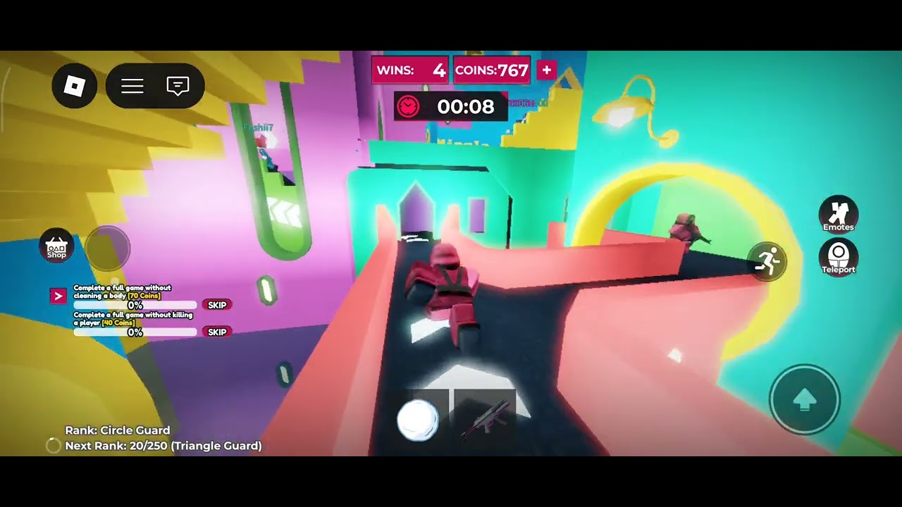 Playing as a guard in Roblox 