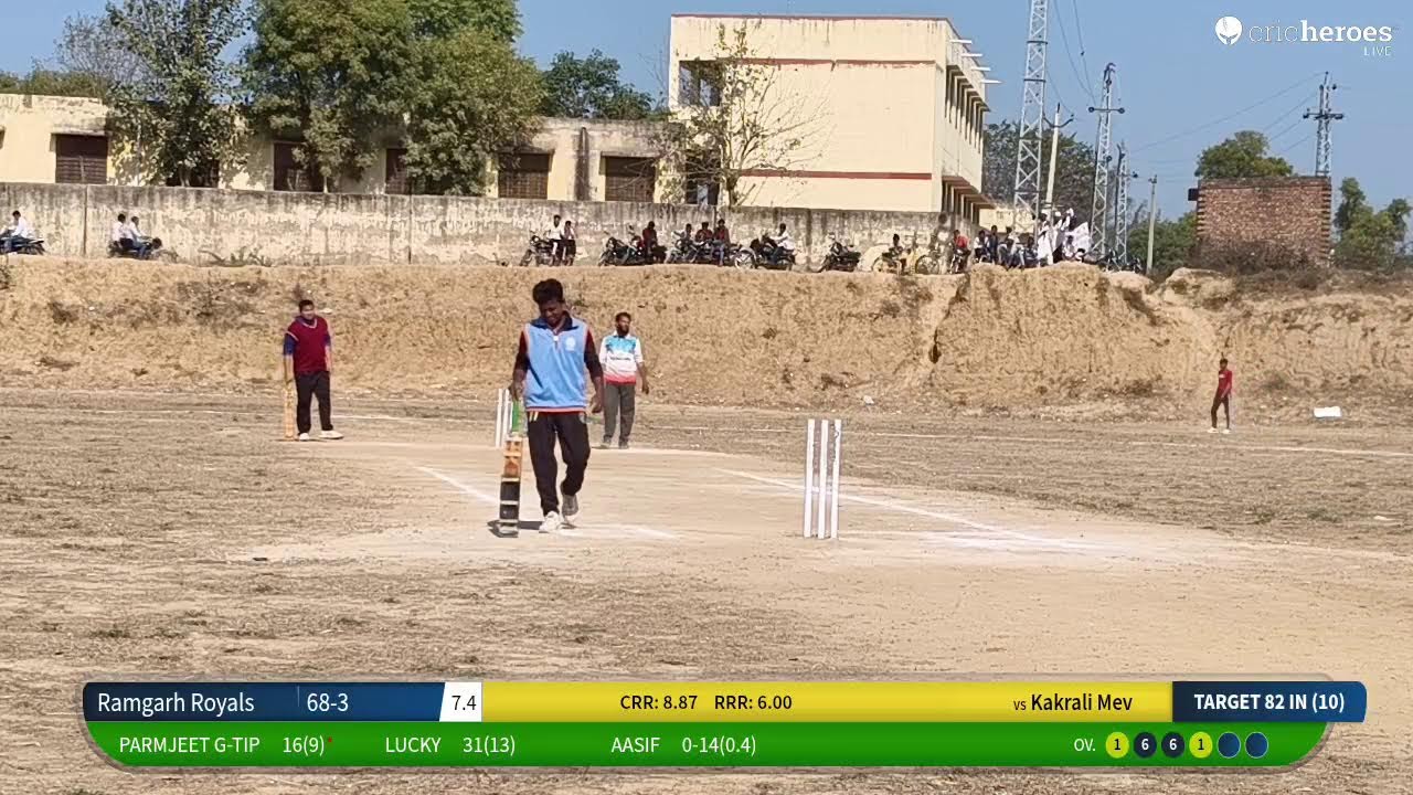 Kakrali Mev vs Ramgarh Royals live cricket match | Nangla Banjeerka Super League 2nd Season  live -