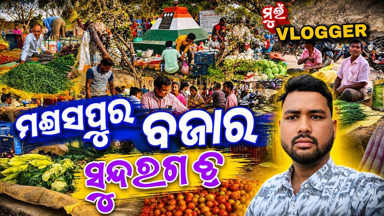 ମଙ୍ଗସପୁର ବଜାର ସୁନ୍ଦରଗଡ଼ 🛒😄//ମୁଇଁ VLOGER//@muivloger 