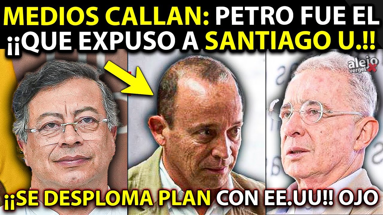 EXPLOTA PLAN DE URIBE CONTRA PETRO con EE.UU por Condena a Santiago Uribe. Medios Callan con Narco