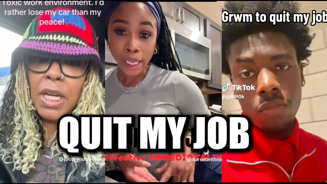 I Quit My Job, I Cant Take The Toxic Work Environment