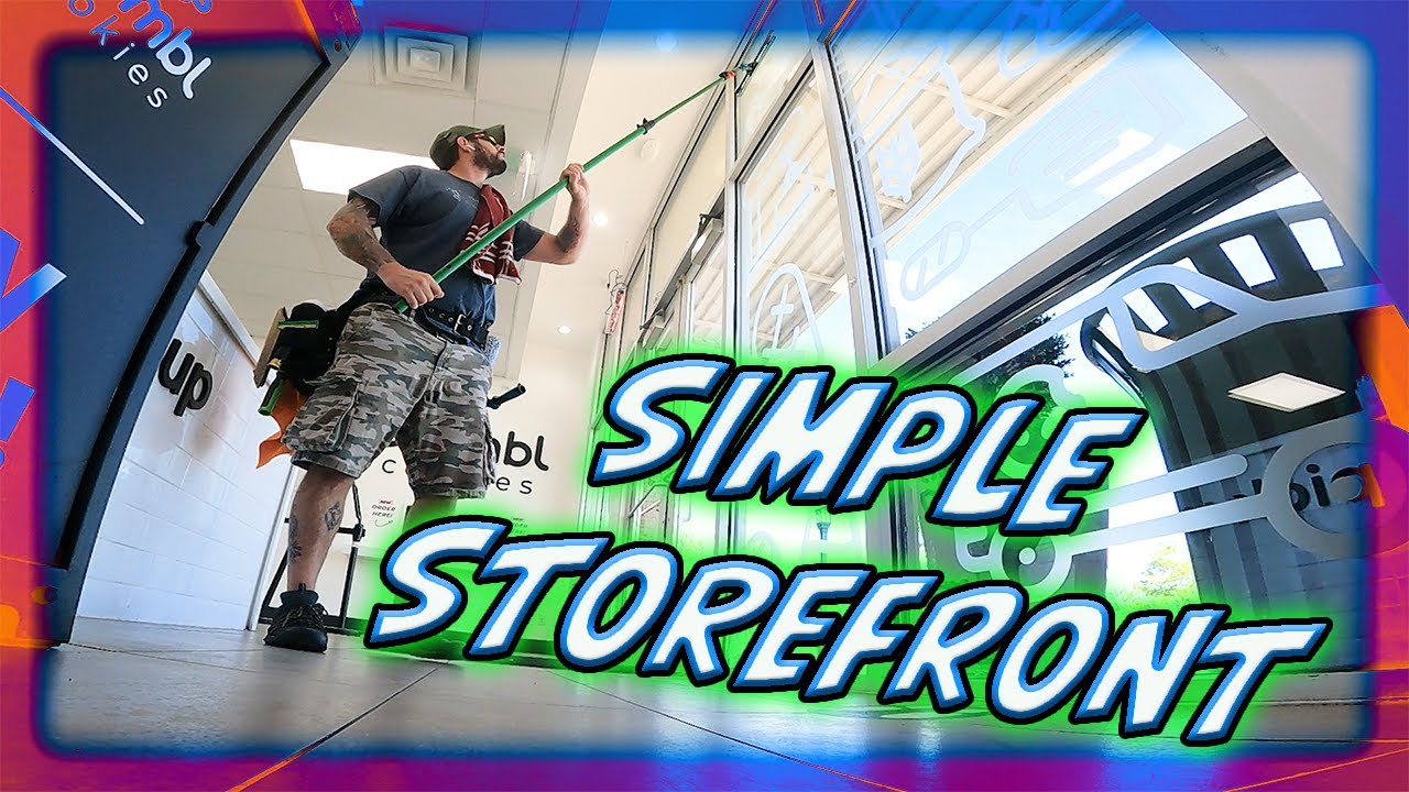 SIMPLE STOREFRONT WINDOW CLEANING | WORKFLOW