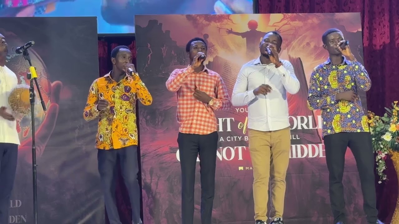 Nakom with Inspiring singers very powerful performance at madina central SDA