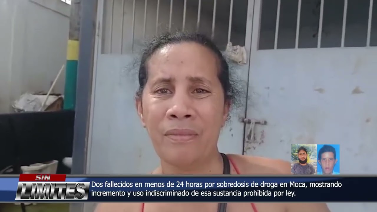 Dos fallecidos en menos de 24 horas por sobredosis de droga en Moca, mostrando incremento