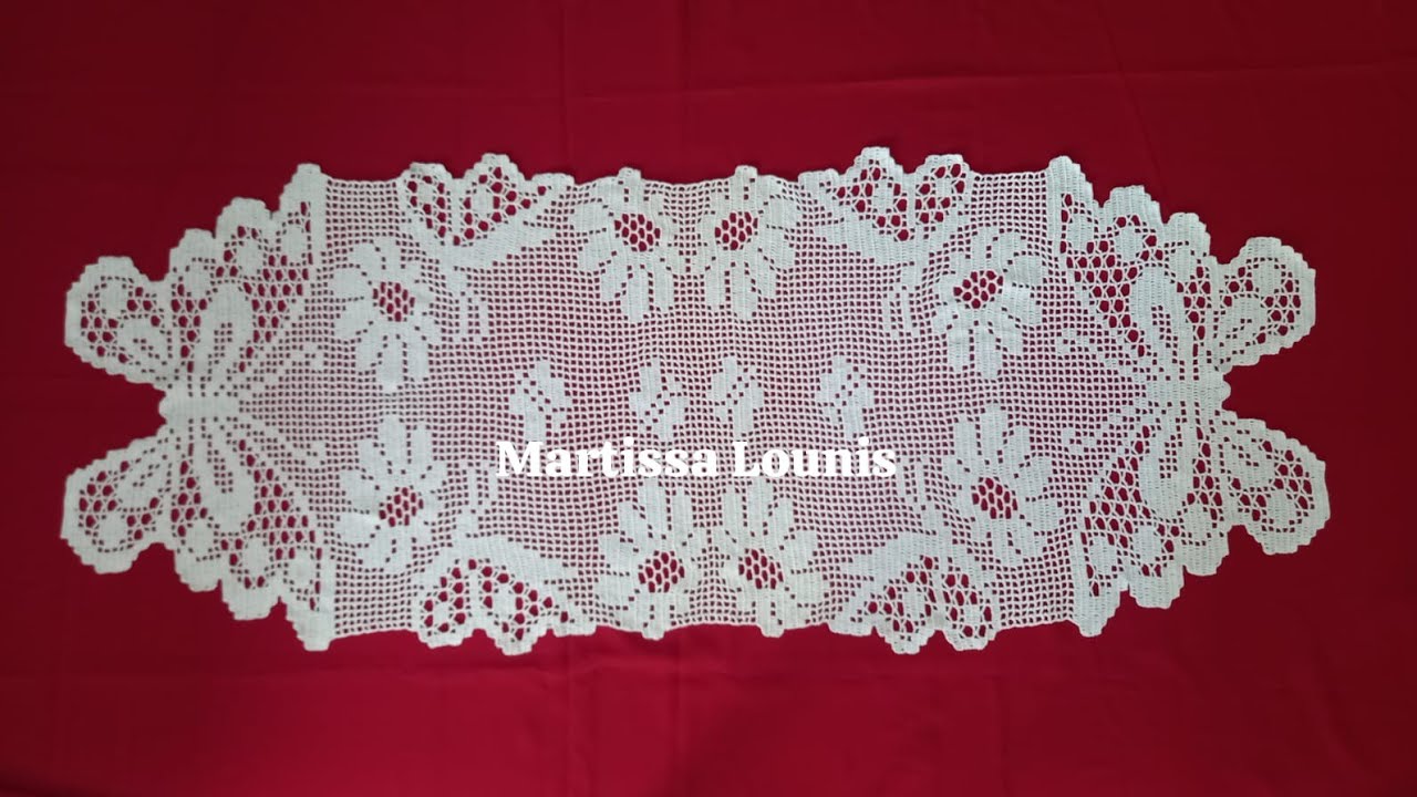 Caminho de mesa borboletas🦋 parte: 1/9