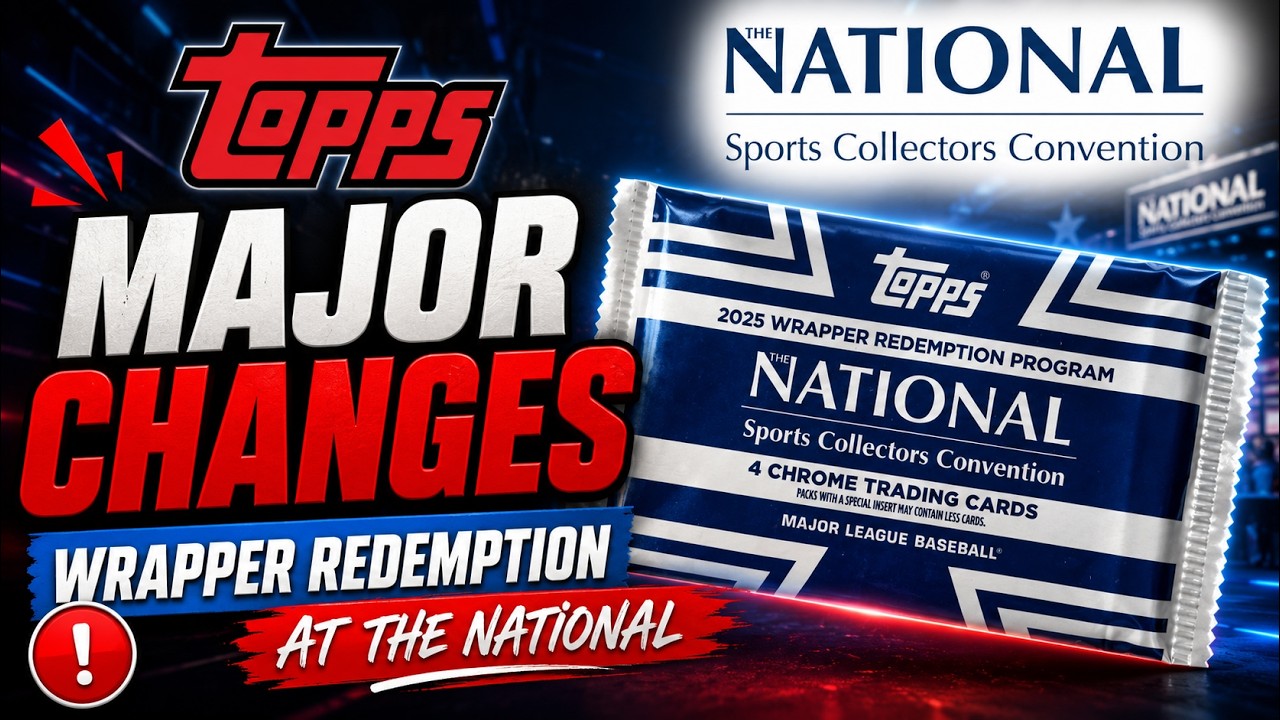 Topps только что УБИЛИ программу обмена оберток на The National.