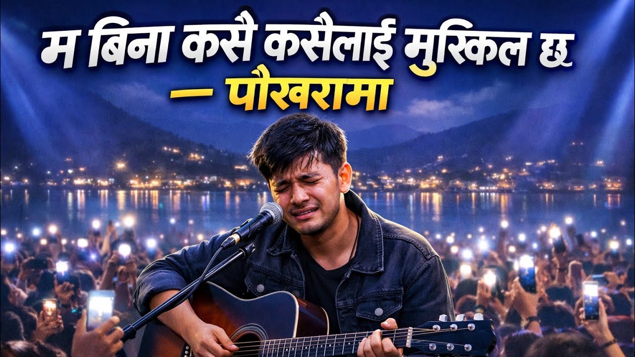 म बिना कसै कसैलाई मुस्किल छ पोखरामा - Nepali cover song - Nepali Blues Studio 