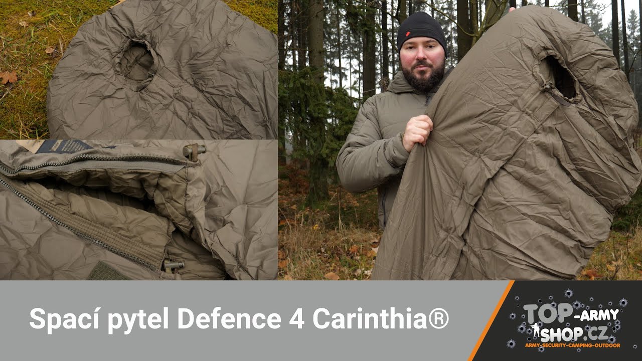 Spací pytel Defence 4 Carinthia® Zimní spacák do nepohody! Rigad