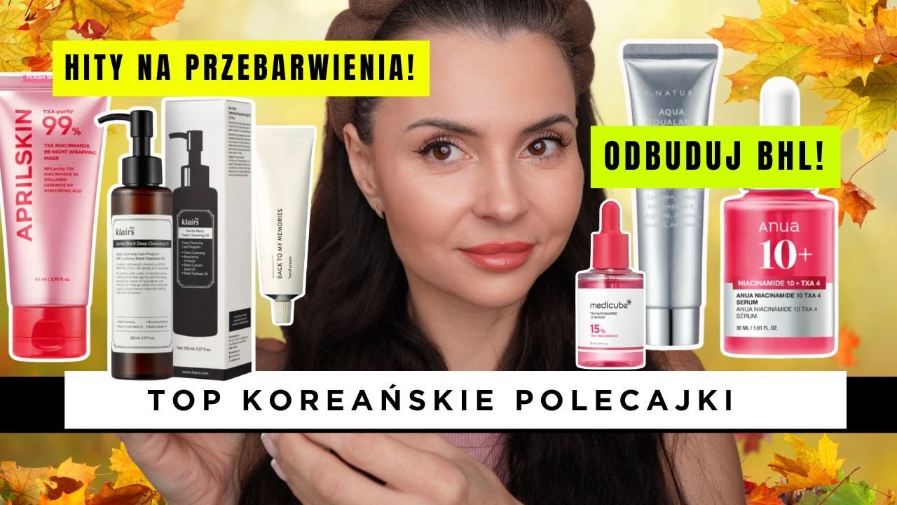 Jesienna pielęgnacja twarzy 🍂 TOP koreańskie kosmetyki na przebarwienia! YESSTYLE