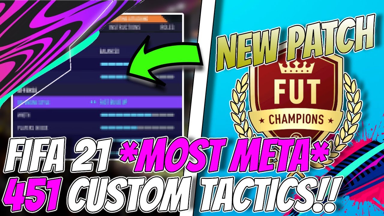 FIFA 21 MOST *META* 451 POST PATCH CUSTOM TACTICS & PLAYER INSTRUCTIONS!! - FIFA 21 ULTIMATE TEAM