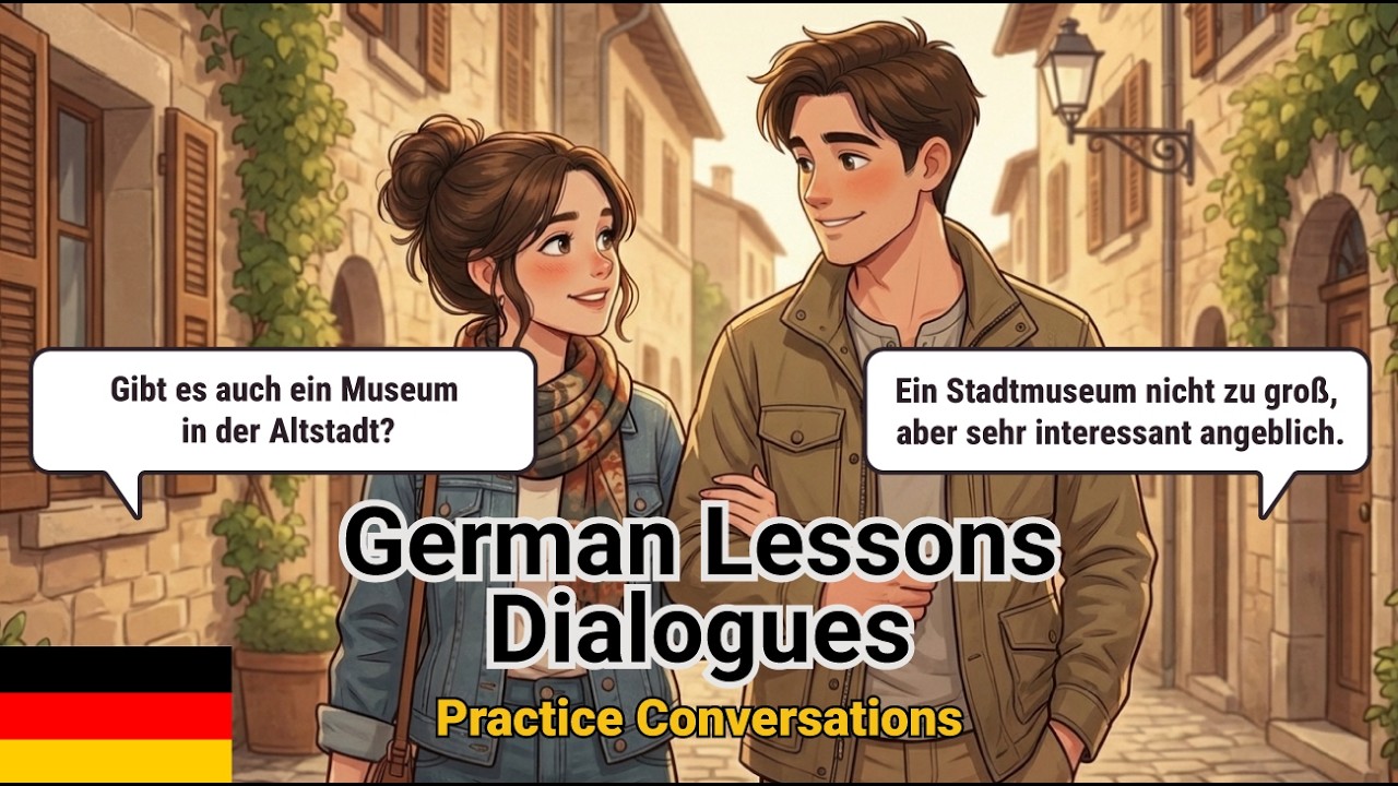 10 Everyday German Dialogues (A2–B1) | Practice Real-Life Conversations and Speak More Naturally