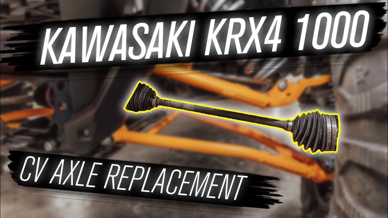 How To Replace the CV Axles on a Kawasaki KRX 1000
