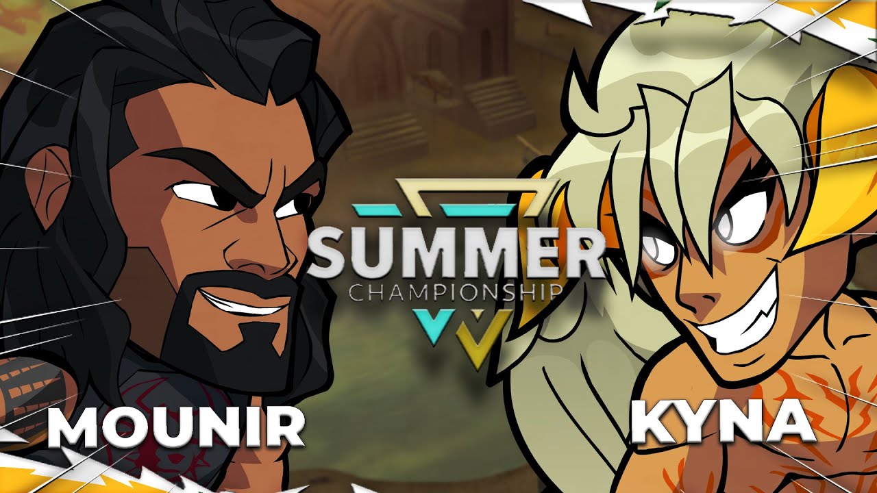 Мунир против Кины | Круговой бой | Летняя королевская битва Brawlhalla 2025