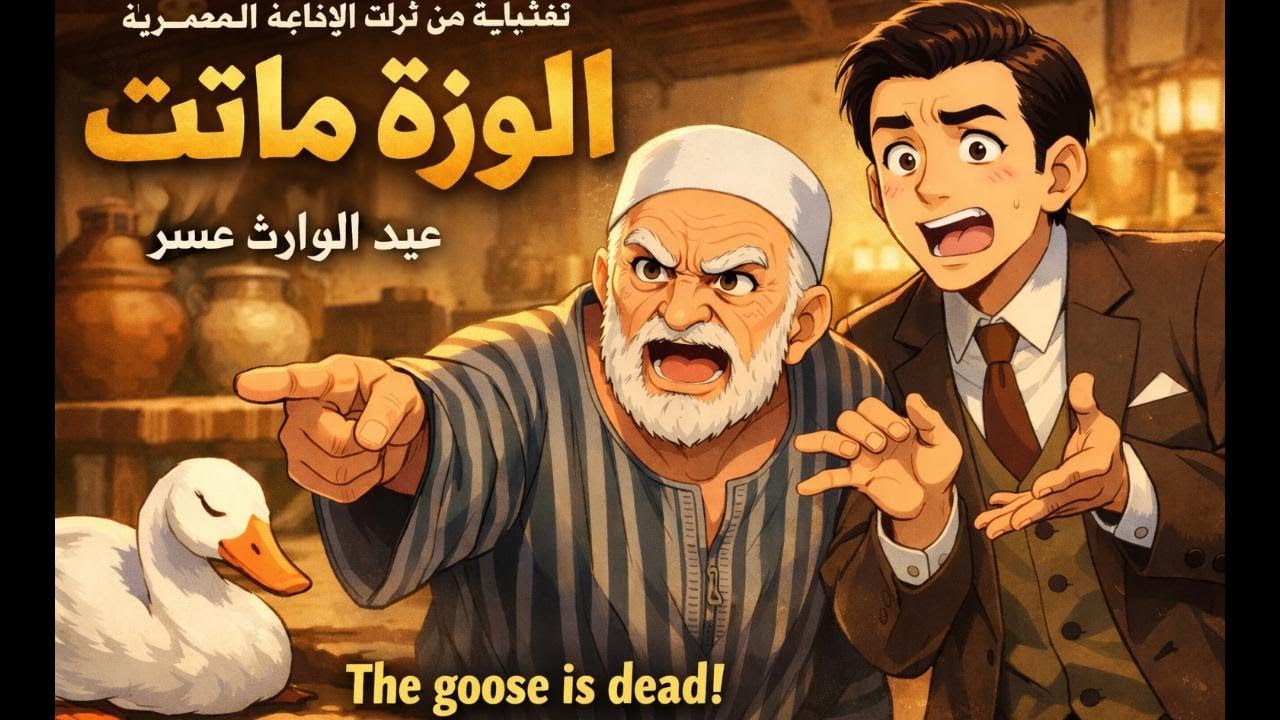 الوزة ماتت   تمثيلية ضاحكة  من تراث الاذاعة   عبد الوارث عسر , عبد المنعم ابراهيم