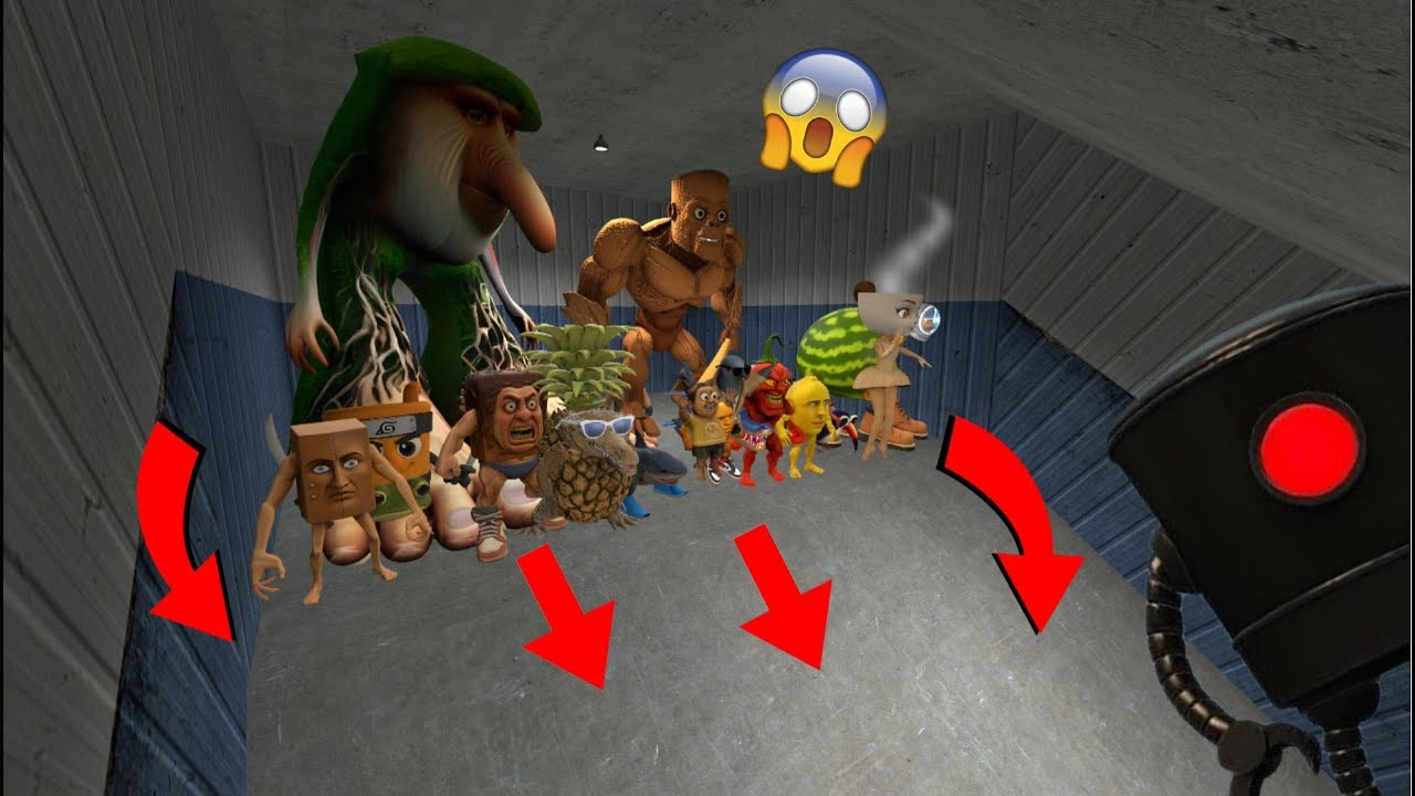 SPARTA KICK vs AI Brainrots , which one Survive it ( Garry's Mod ) - AI Brainrots #pt5