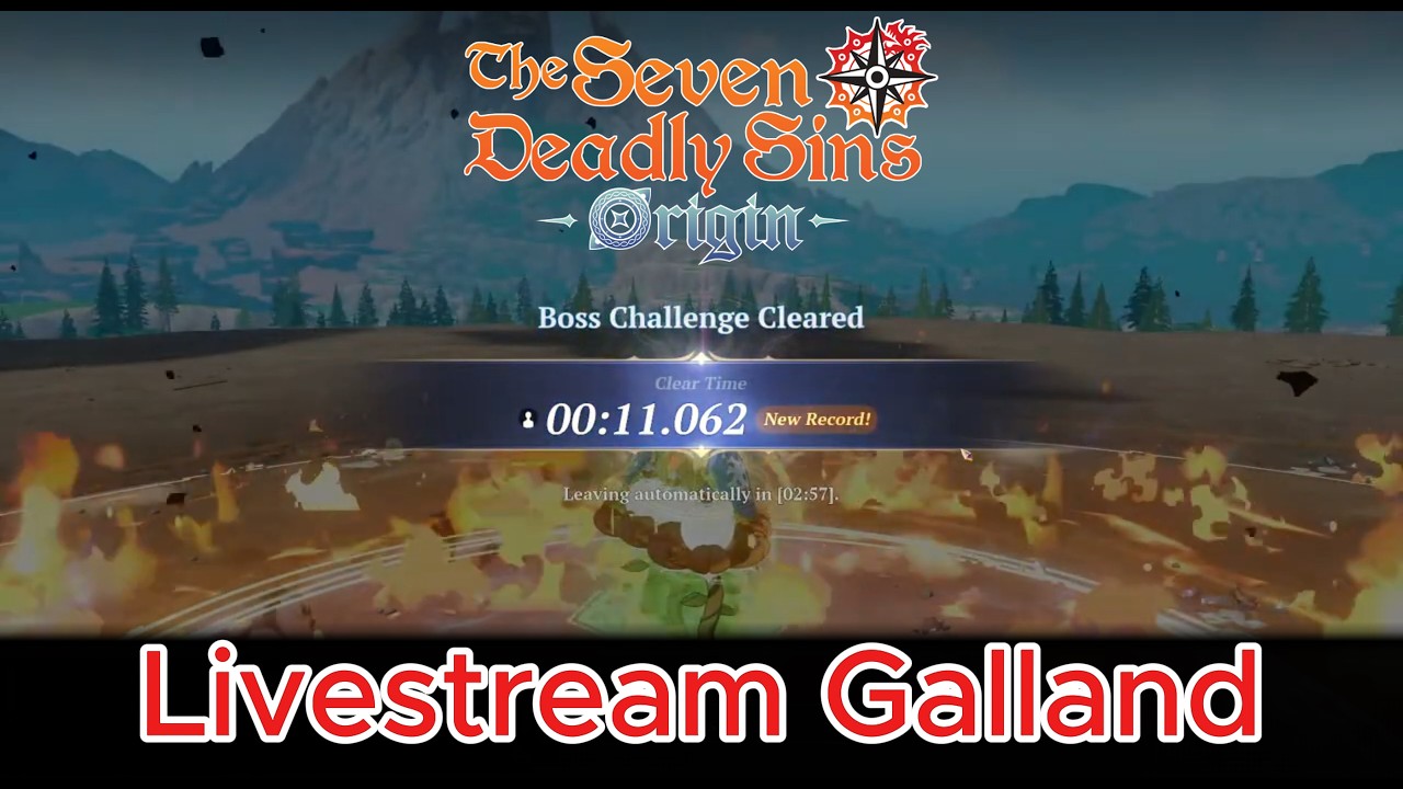 [Livestream Clips] Zeradith gets Rank 1 on Galland! (Day 1 Gameplay)(7DS Origins)