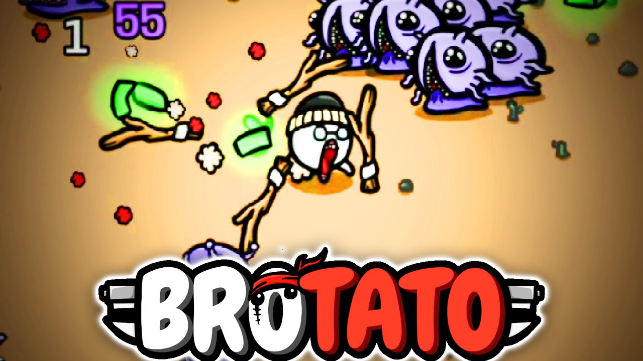 I'm A Brotato With A Ginormous Stick To Penetrate My Enemies in Brotato