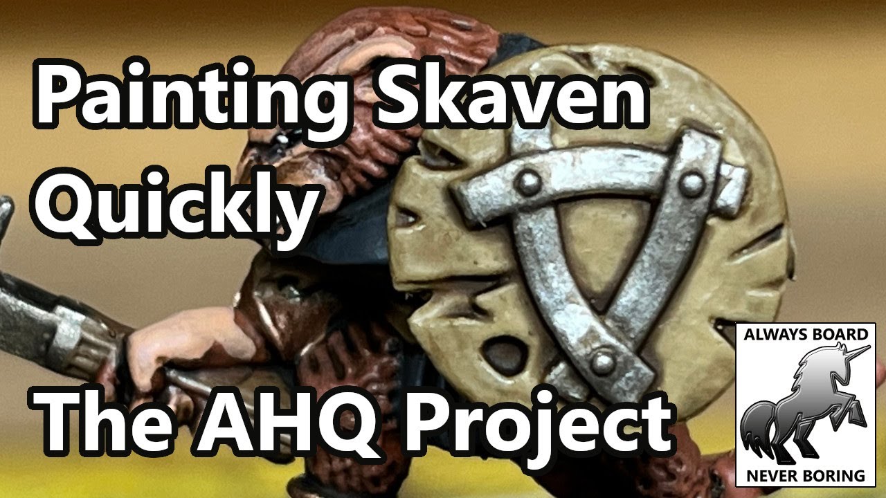 Assembling & Painting Skaven for Advanced Heroquest | The AHQ Project