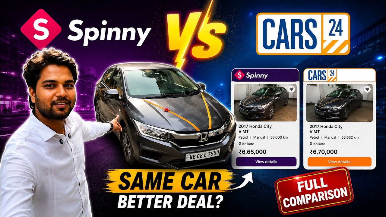 Spinny vs Cars24: Same Honda City Kinba Bhabchen? Prothome Ei Shoking Video-ti Dekhun!