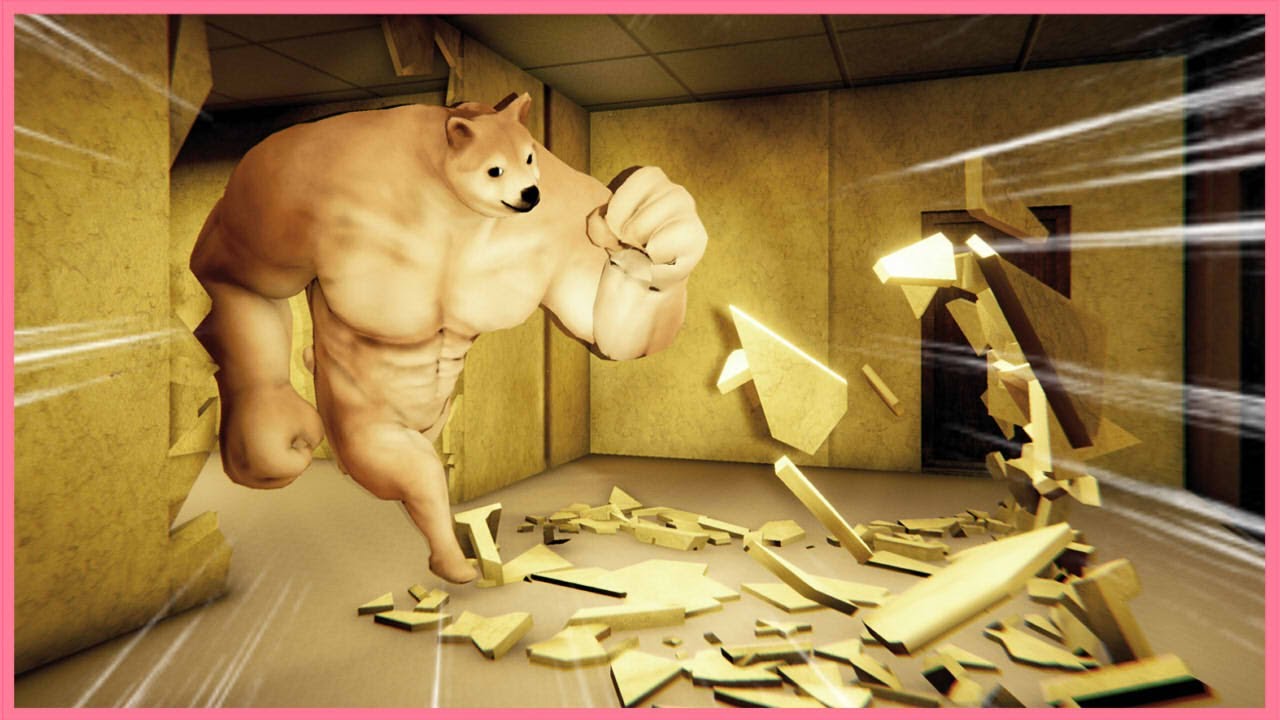 สิ่งมีชีวิตที่แข็งแกร่งที่สุดใน Backrooms (แต่ผมโหดกว่-- -) | Backrooms Buff Doge