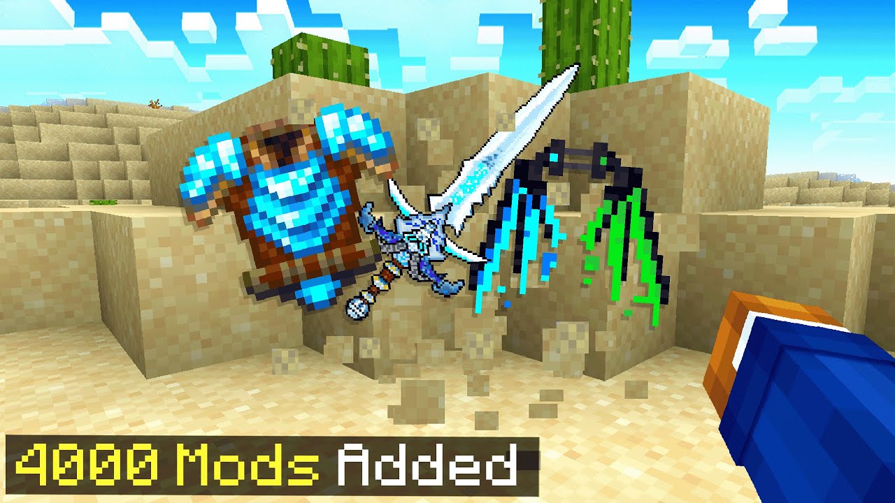 I Added 4000 Mods Into Minecraft