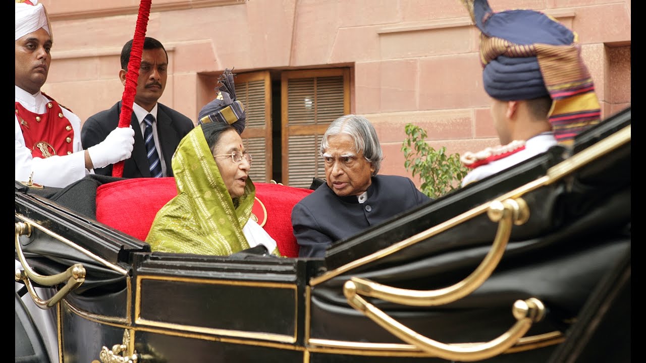 Swearing In Ceremony of The Former President Smt. Pratibha Patil