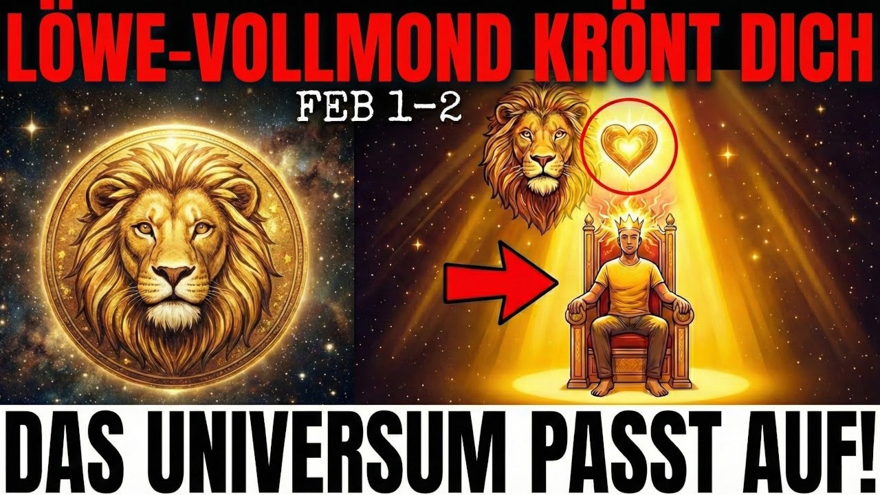 Leo Vollmond KRÖNT Dich - Das Universum beachtet endlich DEIN Herz (1. Feb)