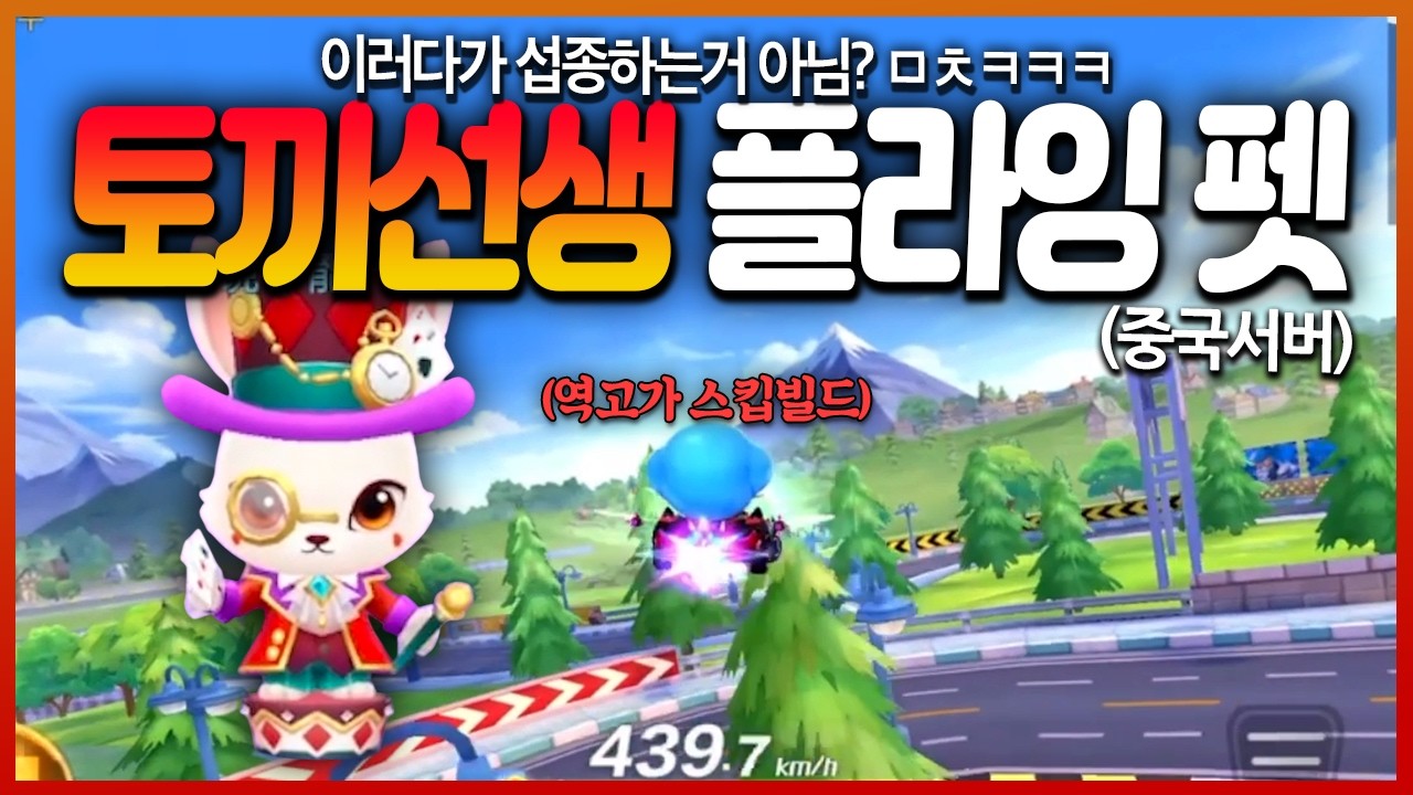 아니 미친ㅋㅋㅋㅋ 🔥맵을 다 건너뛰어 버리는 미친 플라잉펫 등장🔥