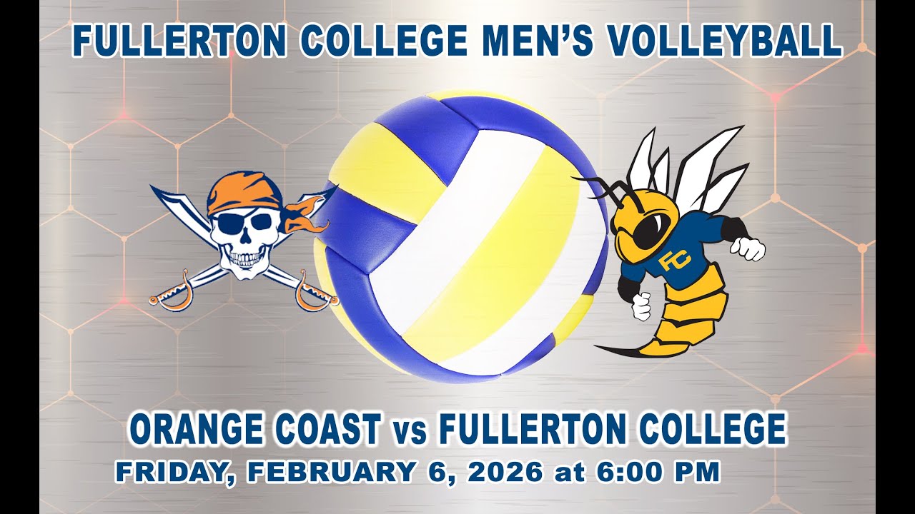 2026 Fullerton College Men's Volleyball - The Hornets vs. the Orange Coast College Pirates