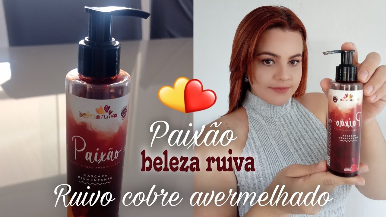Testando o Tonalizante Paixão da Beleza Ruiva | máscara pigmentante ruiva.