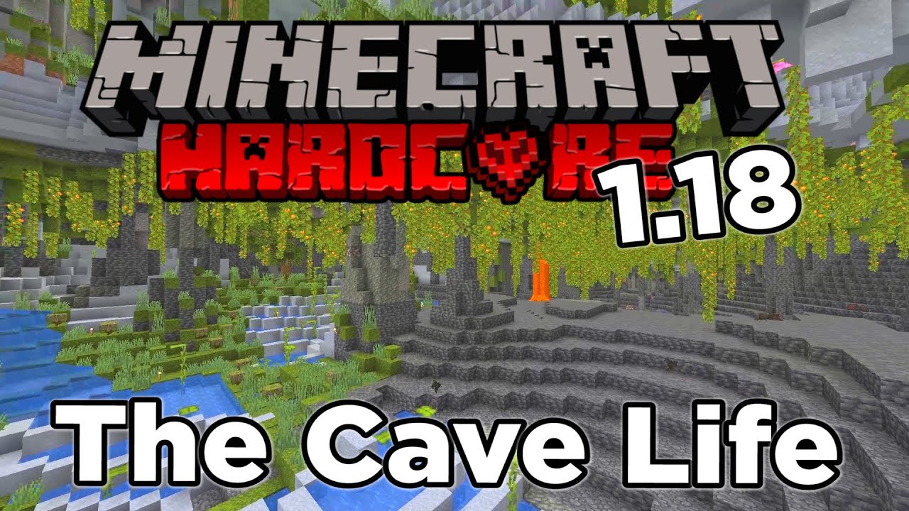 Minecraft 1.18 Hardcore Survival - Ep 1 - Cave Life Below Zero!